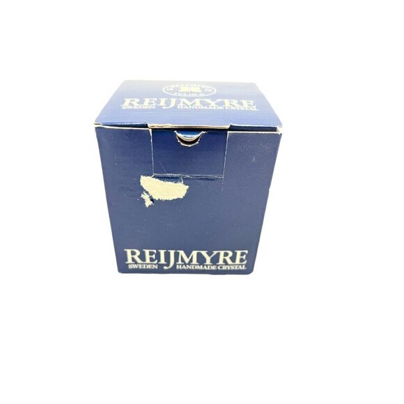 Reijmyre Sweden Frosted Glass Crystal LadyBug Paperweight With Box  NEW - Picture 9 of 9